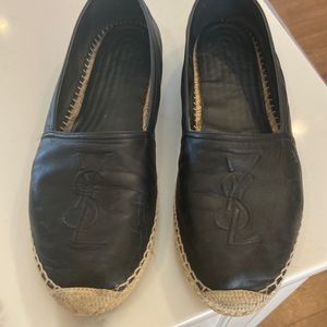 YSL espadrilles black